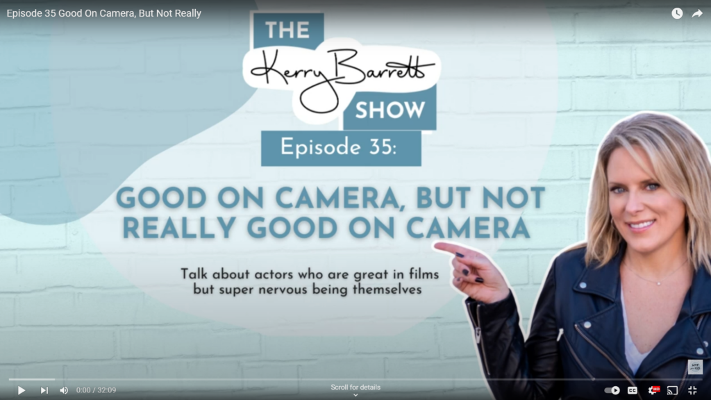 The title card for the Kerry Barrett Show podcast (episode 35)